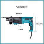 Makita HR2670 Kombihammer 26 mm SDS-Plus – Profi-Schlagbohrer für Beton & Mauerwerk – Bild 3