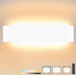 ENCOFT LED Wandleuchte 40cm Dimmbar mit Fernbedienung – 2700-6500K für Innen & Aussen