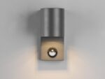 meineWunschleuchte Außen-Wandleuchte Anthrazit mit Bewegungsmelder – Moderne Downlight für Hauseingang – Bild 9