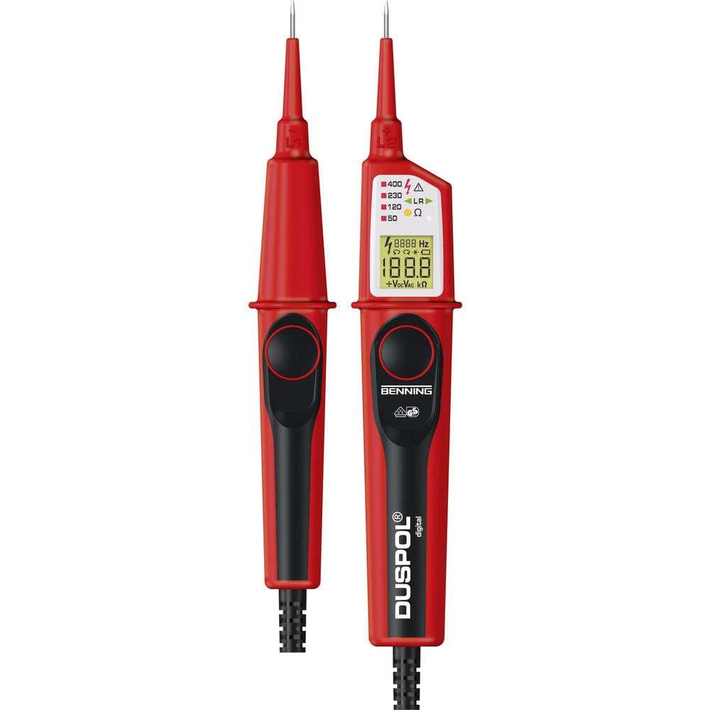 BENNING DUSPOL digital Spannungsprüfer – Digitaler True RMS Prüfer 1–1000 V AC