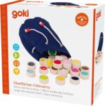 goki Fühlmemo Holz & Textil – Taktiles Lernspiel mit 32 Teilen ab 3 Jahren – Bild 4