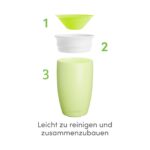 Munchkin Miracle 360° Trinkbecher 2er-Set – Auslaufsicherer Lernbecher ab 12 Monaten – Bild 5