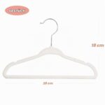 MangoKit 50er Set Baby Kleiderbügel aus Samt – Rutschfest & Platzsparend (28cm) – Bild 2