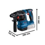 Bosch Professional GBH 18V-22 Akku-Bohrhammer – 18V System mit SDS-plus & Vibration Control – Bild 3