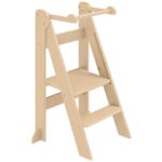 Bellabino Tay Lernturm ab 1 Jahr – Höhenverstellbar, klappbar, Montessori Holzturm – Bild 3