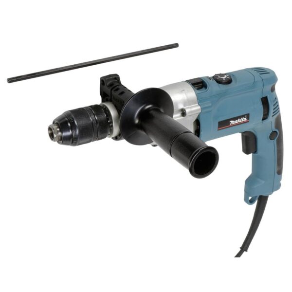 Makita HP2071J Schlagbohrmaschine 1.010 W – Profi-Bohrmaschine mit 2-Gang-Getriebe