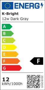 K-Bright 12W LED Wandleuchte mit verstellbarem Lichtstrahl – Anthrazit Aluminium für Innen & Aussen – Bild 12