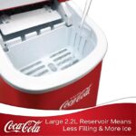 Salco Coca-Cola Eiswürfelmaschine – 12 kg/Tag Ice Maker mit 2 Grössen & LED-Display – Bild 3