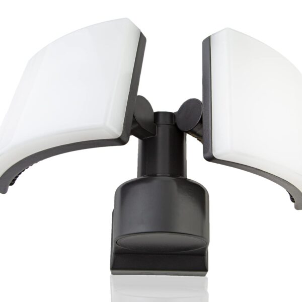 HUBER LED Strahler 2x20W 4400lm – IP65 Aussenstrahler für Wand & Eckmontage