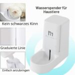 Marchul Futterautomat & Wasserspender Set für Katzen – stromlos mit Futtermatte – Bild 3