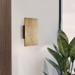 Ouglres Holz Wandlampe Vintage – Industrial Design Wandleuchte mit Schalter – Bild 3