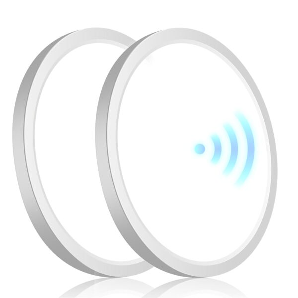 2er Set LED Deckenleuchte mit Bewegungsmelder 18W – Intelligente Flurlampe 4000K für Innen