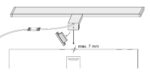 SEBSON LED Spiegelleuchte 80cm – Klemmleuchte & Schranklampe für das Bad, 1100lm, IP44 – Bild 5