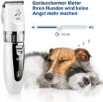 GHB Hundeschermaschine kabellos mit 6 Aufsätzen & 2 Akkus – Tierhaarschneider für Hunde & Katzen – Bild 5
