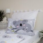 Koala Babybettwäsche 100x135 cm – Wendbar aus 100% Baumwolle für Neugeborene – Bild 4
