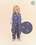 molis & co Baby-Schlafsack mit Füssen 2,5 tog – Winterschlafsack aus Bio-Baumwolle für sicheren Schlaf – Bild 4
