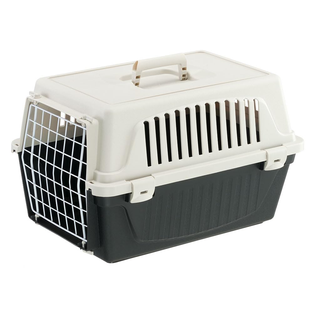 Ferplast Atlas 10 EL Transportbox – Sichere Reisebox für Katzen und kleine Hunde bis 5 kg