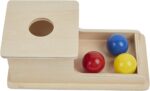 YAANI Montessori Objektpermanenzbox – Holzspielzeug für Babys ab 6 Monaten – Bild 7
