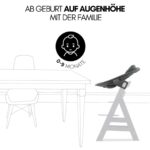 hauck Alpha Move Hochstuhl Newborn Set – 5in1 Mitwachsender Holzhochstuhl ab Geburt bis 90 kg – Bild 4