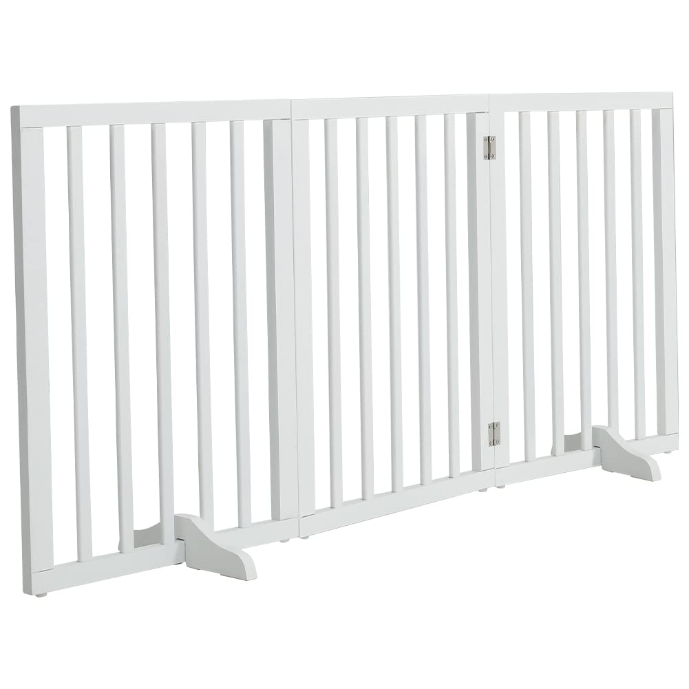 The Fellie Freistehendes Schutzgitter 60cm – Absperrgitter Hund & Kinder ohne Bohren