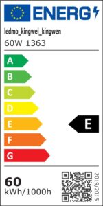 ledmo 60W LED Wandleuchte Aussen Schwarz 3000K 360° drehbar IP65 5000lm – Professionelle Aussenbeleuchtung – Bild 12