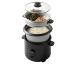 Tomado TRC1501B Reiskocher 1,5 L – Warmhaltefunktion & Dampfkorb in Schwarz – Bild 4