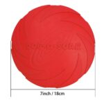 Vivifying Hundefrisbee 2er-Set, 18 cm Naturkautschuk – Schwimmfähiges Wurfspielzeug – Bild 2