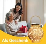KOOPER Solarlaterne mit Lichtprojektion – Vintage-Metalllaterne IP65 für Garten & Terrasse – Bild 7