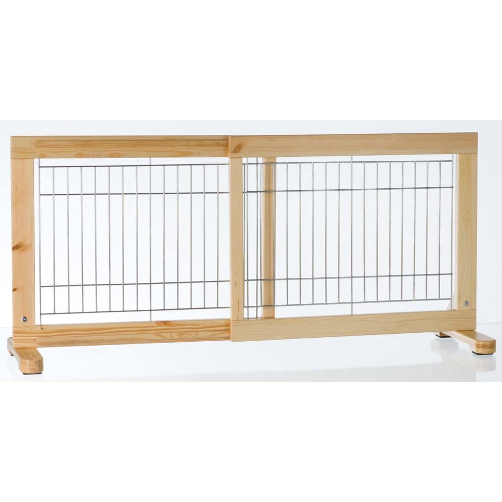 TRIXIE Hunde-Absperrgitter Kiefernholz 65–108 x 50 cm – Sicherheit für Welpen & kleine Hunde