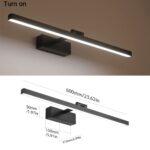 Klighten Spiegelleuchte Bad 60cm – 1170 Lumen Badlampe 180° drehbar, IP44 – Bild 5