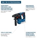 Bosch Professional GBH 18V-18 Akku-Bohrhammer SDS plus – Kompakt & sicher – Bild 3