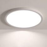 JDONG LED Deckenleuchte 54W Ø50cm – Flache Designleuchte Natürliches Weiss 4000K