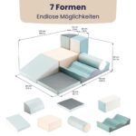 IGLU Soft Play Discoverer 7-teilig Kletterblöcke – Motorik-Förderung für Kleinkinder – Bild 3