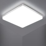 Riserva LED Deckenleuchte 48W quadratisch – 5400 Lumen Kaltweiß IP44 für Wohnräume