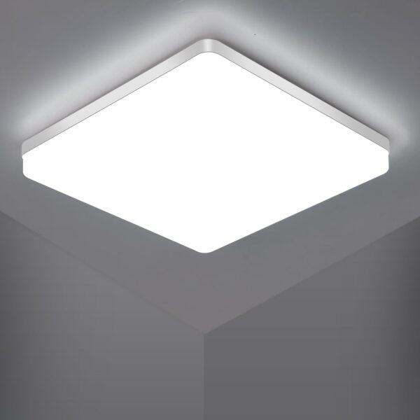 Riserva LED Deckenleuchte 48W quadratisch – 5400 Lumen Kaltweiß IP44 für Wohnräume