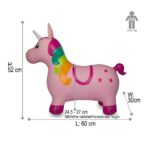 JAMARA Einhorn HoppyDoo Hüpftier – Motorikspielzeug für Kinder ab 12 Monaten – Bild 3