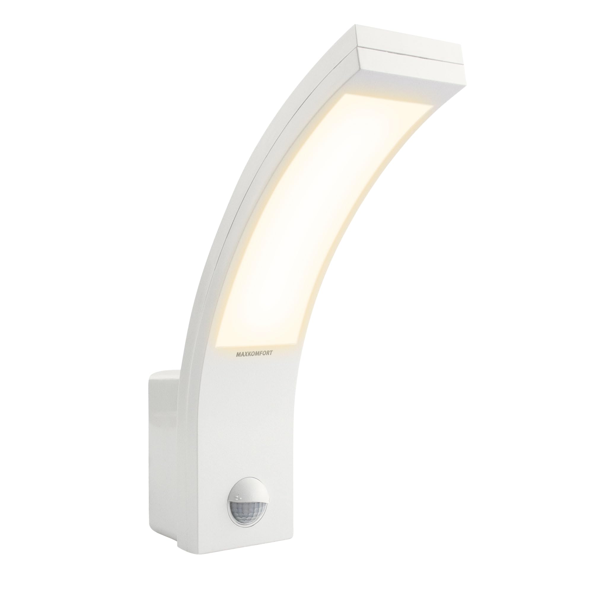 Maxkomfort LED Außenwandleuchte mit Bewegungsmelder – 15W Neutralweiß IP54 für Eingang & Garten
