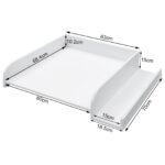 WOLTU Wickelaufsatz 80 x 70 cm mit Seitenablage – Platzsparend für Waschmaschine & Trockner – Bild 3