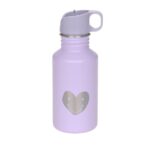LÄSSIG Edelstahl Trinkflasche 500 ml Little Gang – Bruchsicher & Auslaufsicher für Kinder