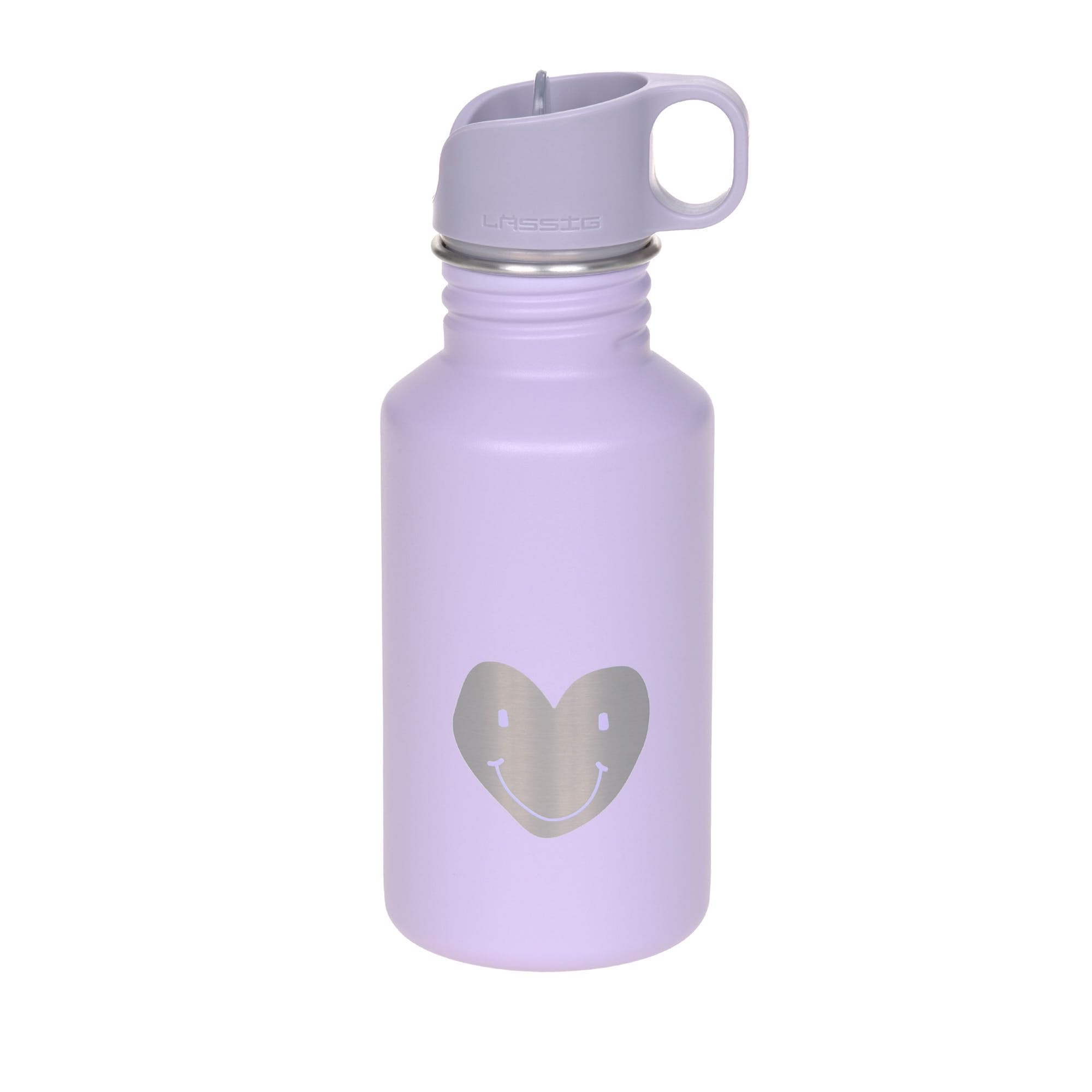 LÄSSIG Edelstahl Trinkflasche 500 ml Little Gang – Bruchsicher & Auslaufsicher für Kinder