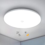 Combuh LED-Deckenleuchte 29,5 cm mit Bewegungsmelder – 18W Kaltweiß IP56 für Innen