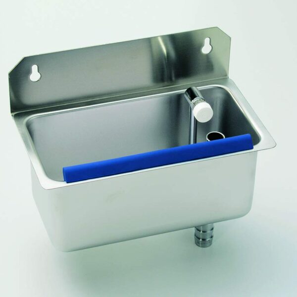 Stöckel Eisportioniersspüle 22x12,3cm – Edelstahl Wandmontage für Gastronomie
