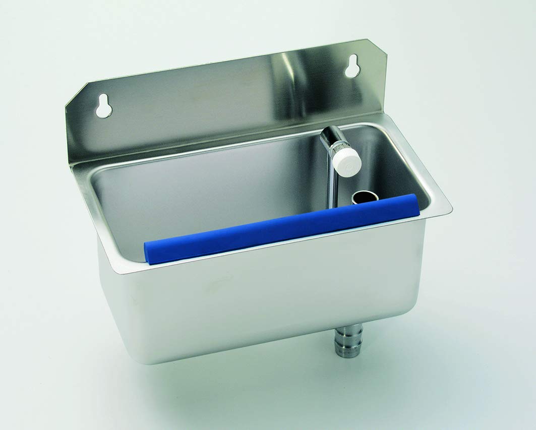Stöckel Eisportioniersspüle 22x12,3cm – Edelstahl Wandmontage für Gastronomie