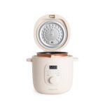 CREATE Reiskocher 1.2L Cremeweiß – Multifunktional mit Dampfgarer & 24h Timer – Bild 3