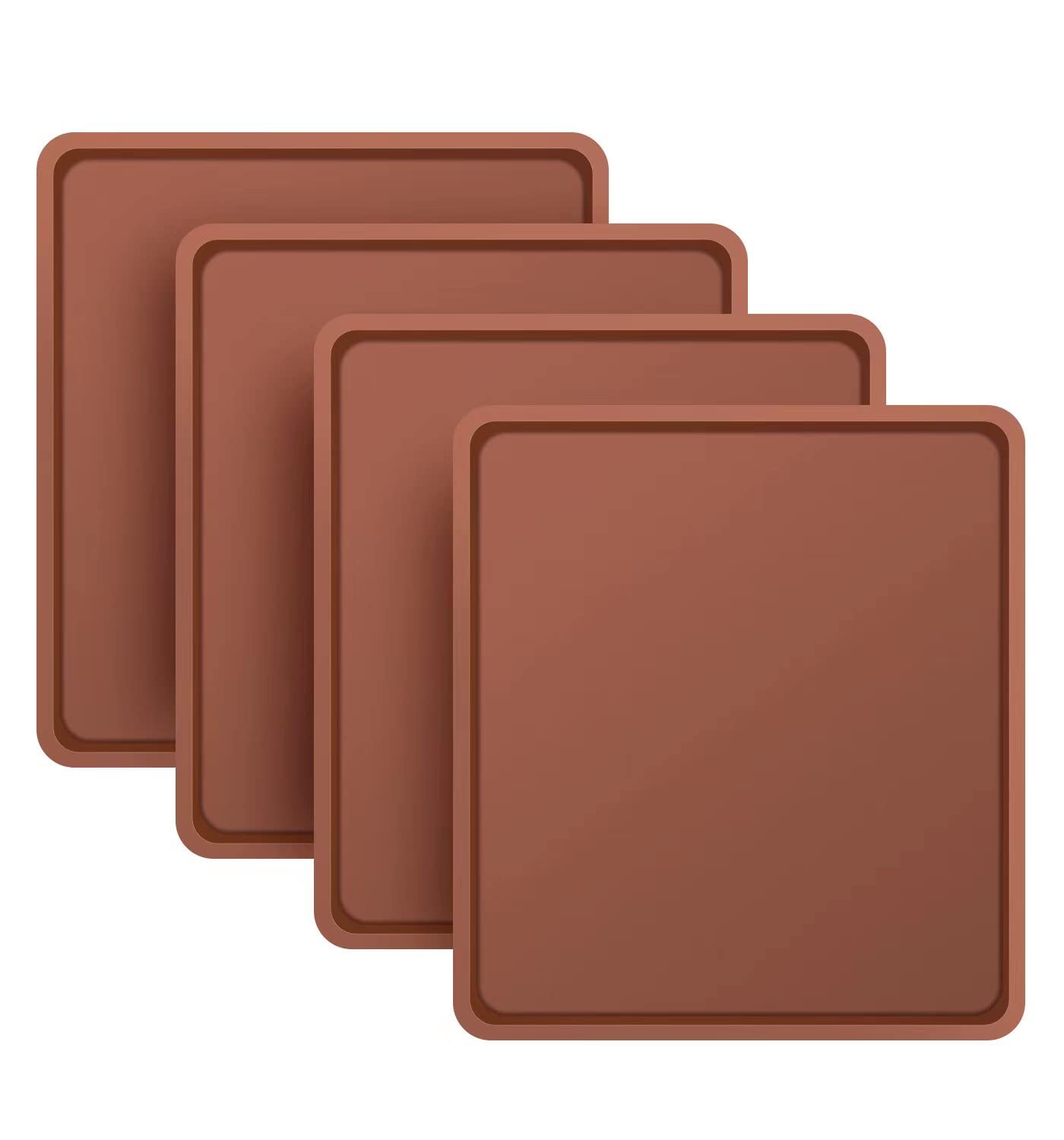 4er Set Silikon-Dörrmatten 30x26,9 cm – BPA-frei für Cosori & Magic Mill