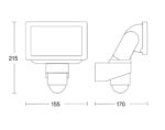 Steinel LS 150 S LED Aussenstrahler weiss – 1375 lm Bewegungsmelder 240° für Einfahrten & Höfe – Bild 5