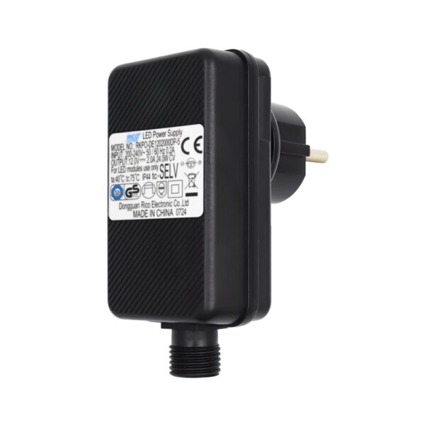 Lam(MS)pen LED-Netzteil 12V 2A 24W – IP44 Wasserdicht Gartenbeleuchtung