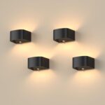FULEN 4er-Set LED-Wandleuchte mit Bewegungsmelder & Fernbedienung – 600 lm, 5000 mAh Akku – Bild 8