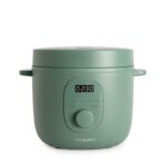 CREATE Reiskocher 3L Salbeigrün – Multifunktional mit 24h Timer & Dämpfeinsatz