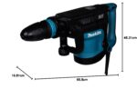 Makita HM1213C Stemmhammer SDS-MAX 1510 W – Professionelle Schlagkraft für intensive Arbeiten – Bild 3